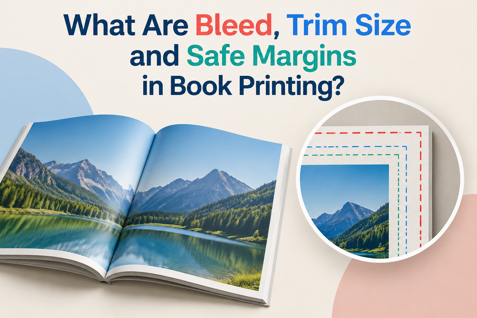 What Are Bleed, Trim Size and Safe Margins in Book Printing?