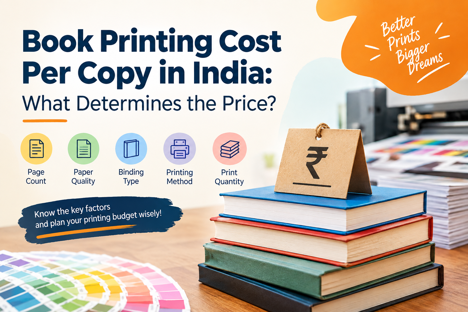 Book Printing Cost Per Copy in India: What Determines the Price?