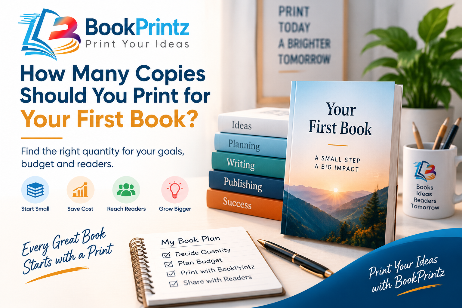 How Many Copies Should You Print for Your First Book?