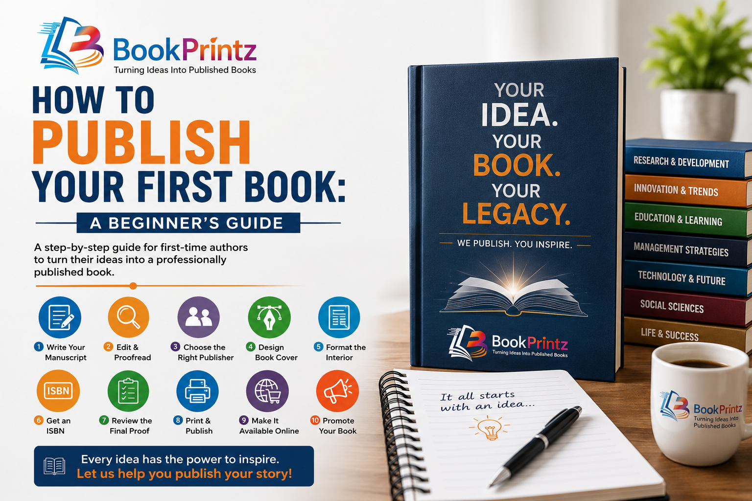 How to Publish Your First Book: A Beginner’s Guide